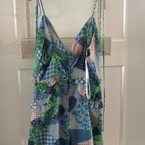For love and Lemons Juniper Romper Patchwork Floral NWT XS - Picture 3 of 4